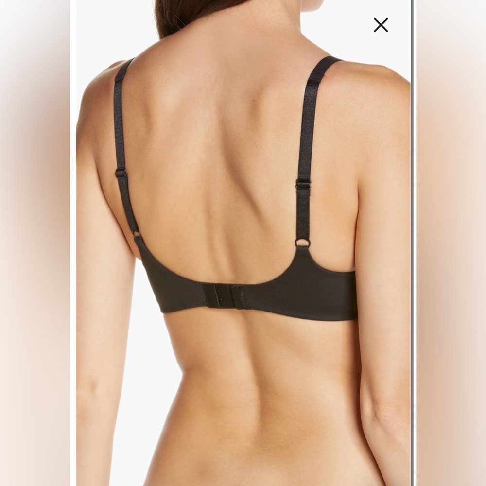 NWT- Wacoal Women's How Perfect Wire Free Bra, Black, 32DD - Picture 2 of 12
